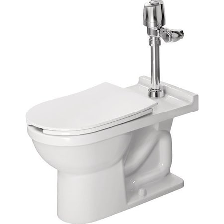 Toilet Floor Standing 700mm Starck3 White Siphon Jet Elong Ver.Outl